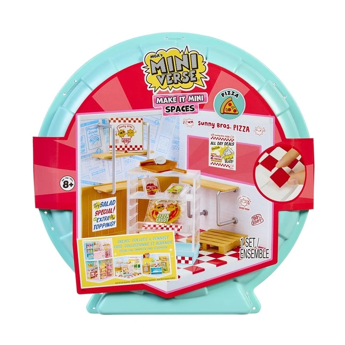 Μινιατούρα MGA Miniverse: Make it Mini Spaces Starter Pack - Pizza (566069)