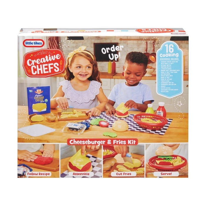 Default MGA Little Tikes Creative Chefs Cheeseburger and Fries Kit