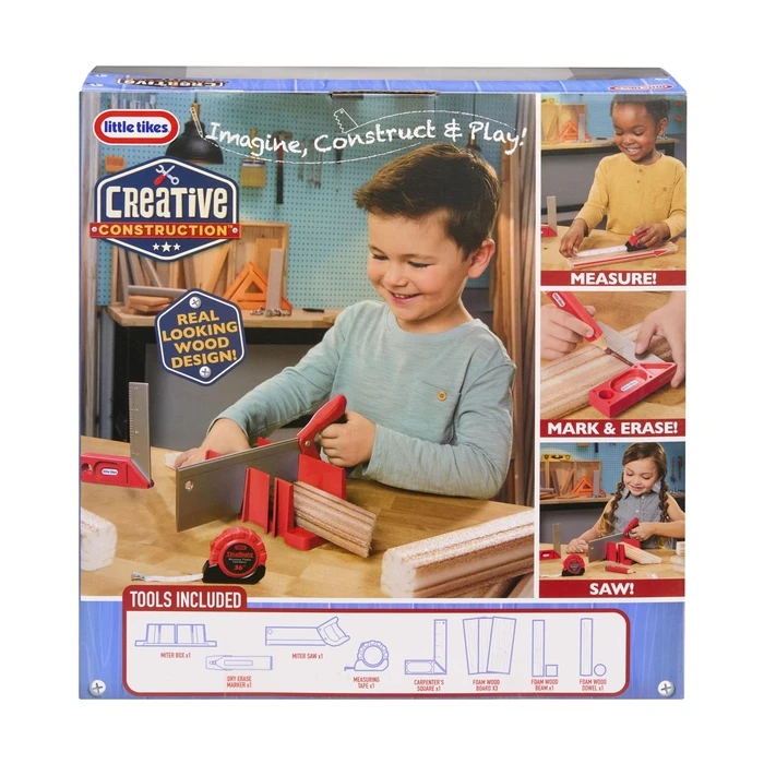 Little Tikes Construction Creative Construction Measure and Cut Set