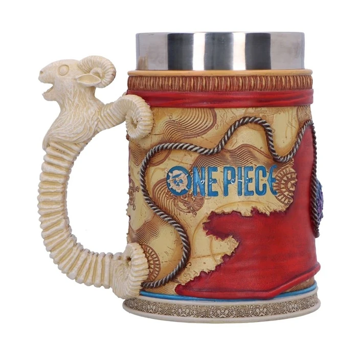 Nemesis Now One Piece - Luffy Tankard Ceramic Red Mug (B7186C25)