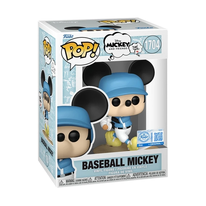 Funko Pop! Disney: Mickey and Friends - Baseball Mickey (Ειδική Έκδοση) #1704 — Μίκυ Μάους Βινύλιο