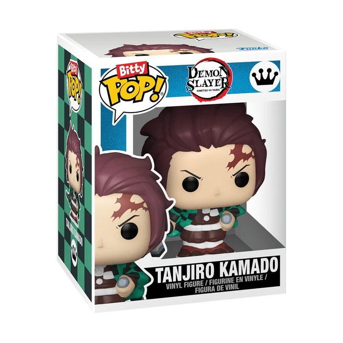 Funko Bitty Pop! Animation: Demon Slayer - Tanjiro Kamado, Sabito, Makomo, Mystery (Glows in the Dark) 4-pack