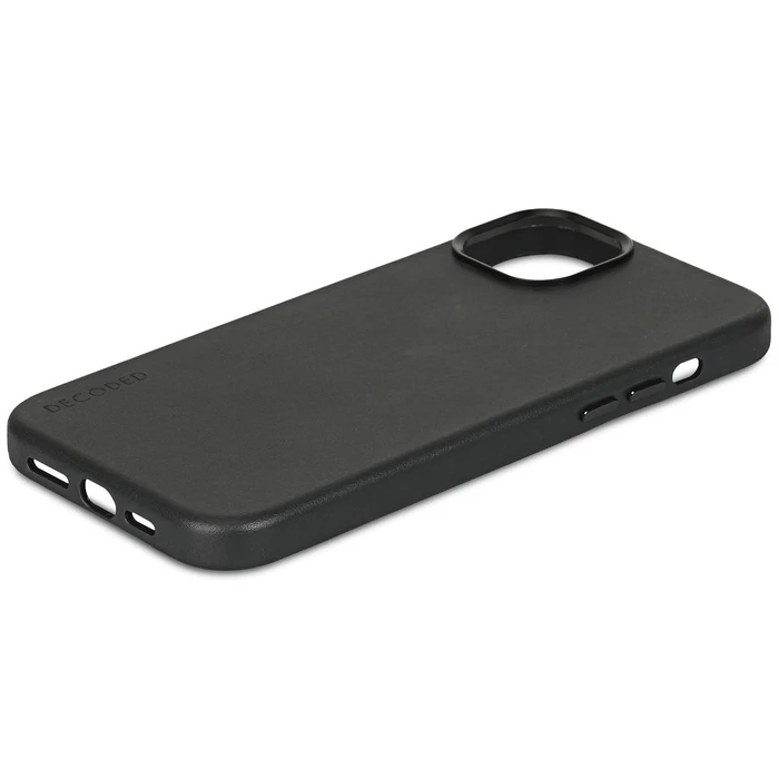 Θήκη Κινητού Decoded Leather Backcover for iPhone 15 Plus Black