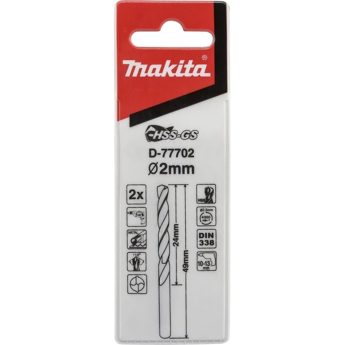 Τρυπάνι Makita Metallbohrer HSS-GS 2,0x49mm
