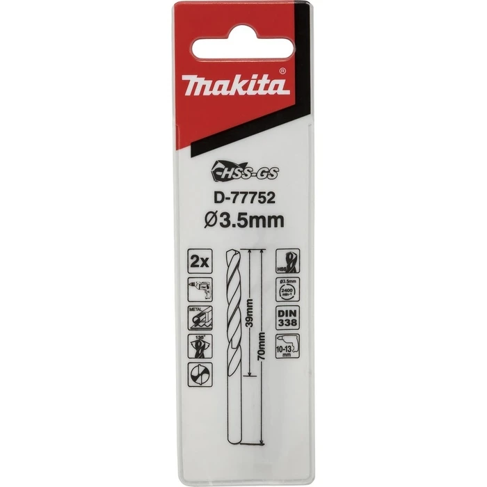 Τρυπάνι Makita Metallbohrer HSS-GS 3,5x70mm