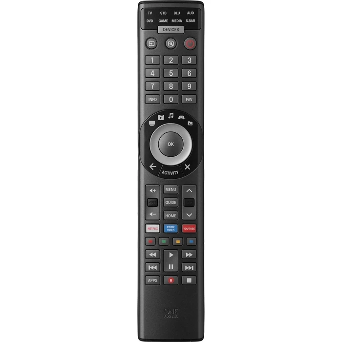 Συμβατό Τηλεχειριστήριο One for All Smart Control 8 Advance App URC 7981