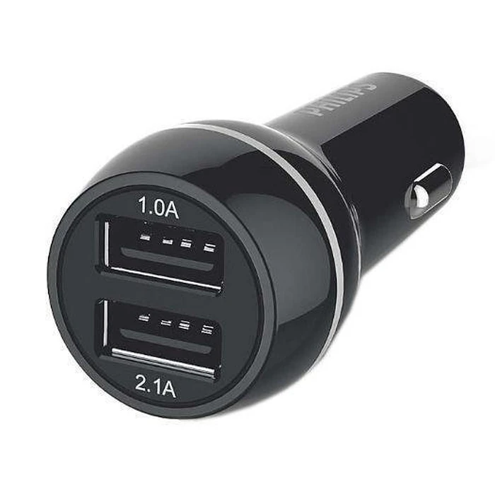 Φορτιστής Αυτοκινήτου Philips Dual Car 15W with Apple Lightning MFI