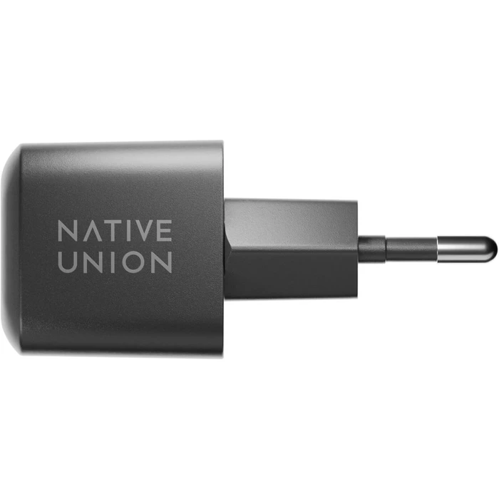 Φορτιστής Πρίζας Native Union 30W USB-C Fast GaN PD Wall Black
