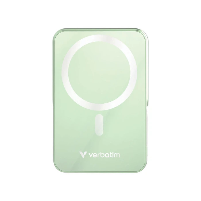 Power Bank Verbatim with StandBase mag.wireless 10000mA Green 32259