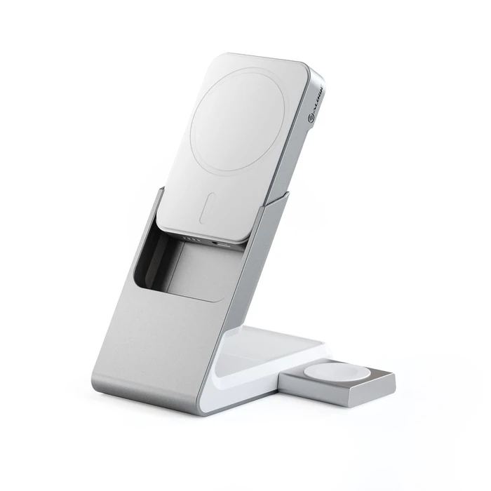 Power Bank Alogic Matrix+ 3-in-1 Magnetic Charger+AW Puk white