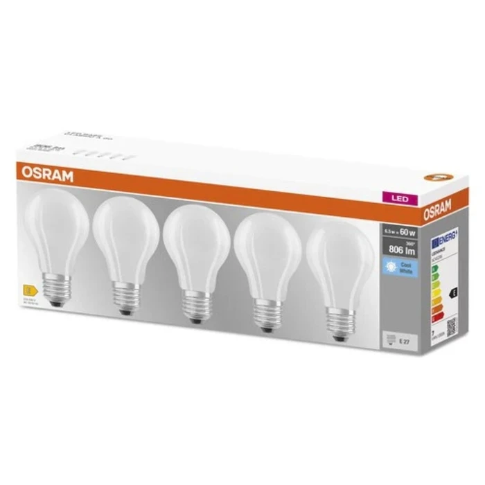 Λάμπες LED Osram BASE Classic 5er Set E27 6,5W