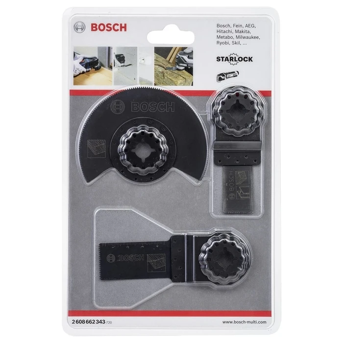 Πριονόλαμα Bosch GOP Basic-Wood-Set 3-pcs. Starlock
