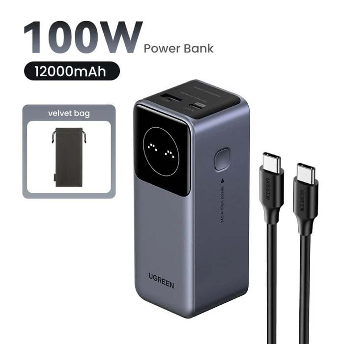 Power Bank Ugreen 12000mAh 100W Fast Charging