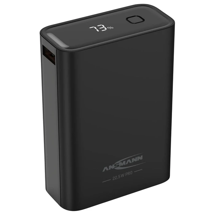 Power Bank Ansmann PRO 20.000 mAh USB-A+C Port 22,5W bl. 1700-0155