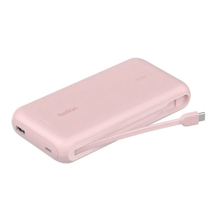 Power Bank Belkin 20.000mAh pink 30W integr.USB-C BPB024hqPK
