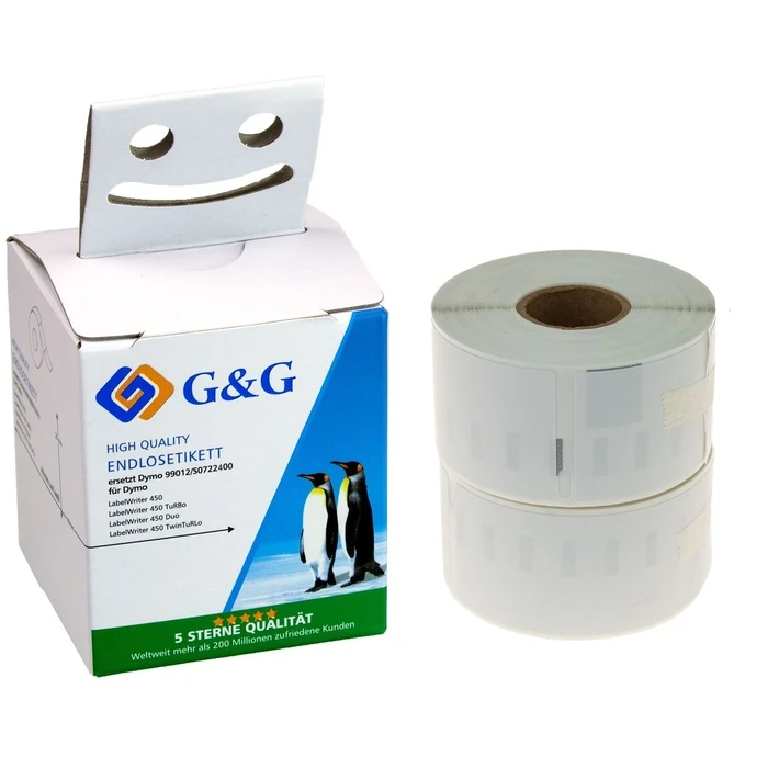 Ταινία Ετικετογράφου G&G 36mm x 89mm sw-ws Συμβατή Dymo 99012/ s0722400