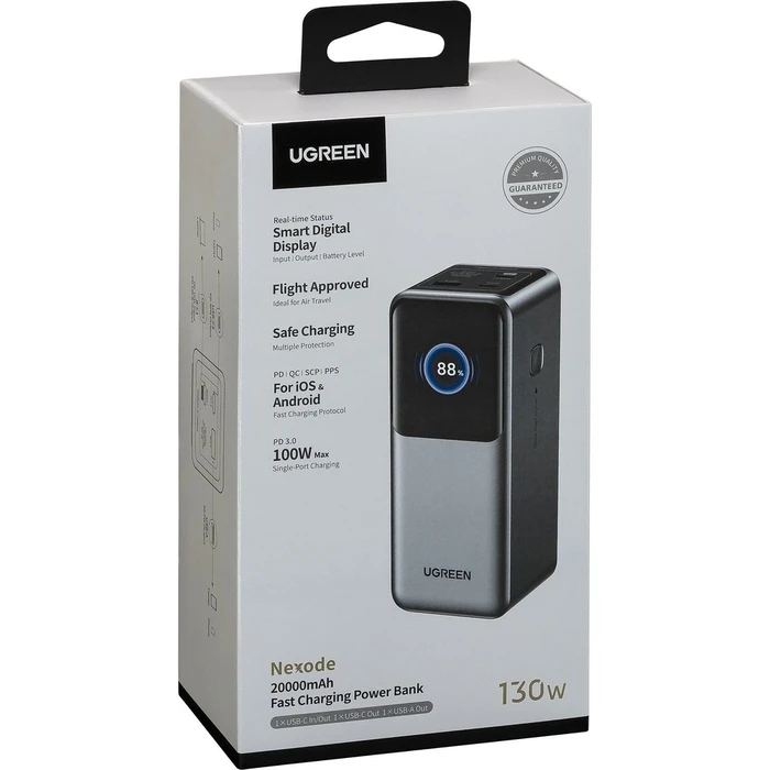 Power Bank Ugreen 20000mAh 130W Fast Charging