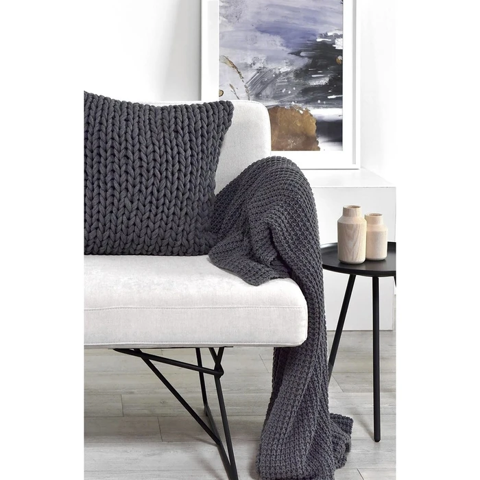 Διακοσμητική Μαξιλαροθήκη Nielsen Marlin 50x50 Dark Grey 401171