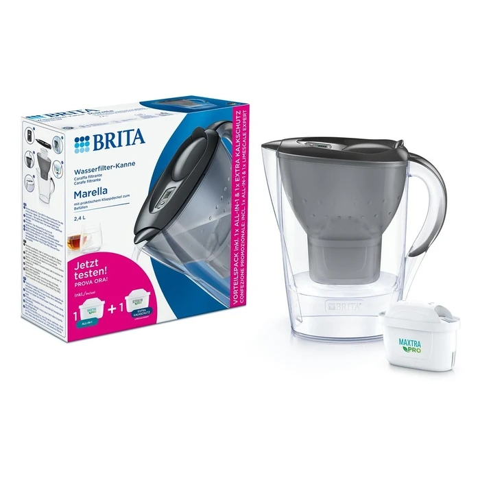 Κανάτα Brita Marella graphite incl. incl. 1x ALL-in-1, 1x extra lime
