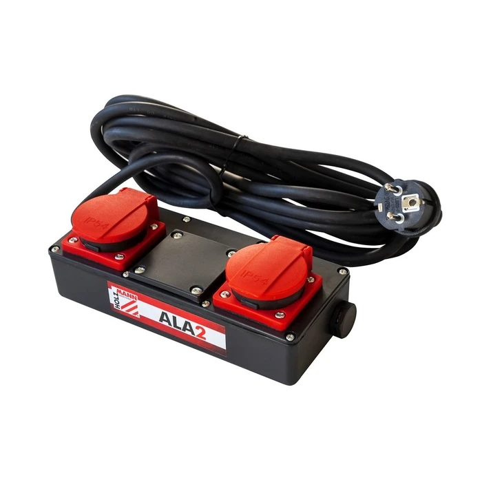 Πρίζα Βιομηχανικού Τύπου Holzmann ALA2 230V Compact Distribution Box