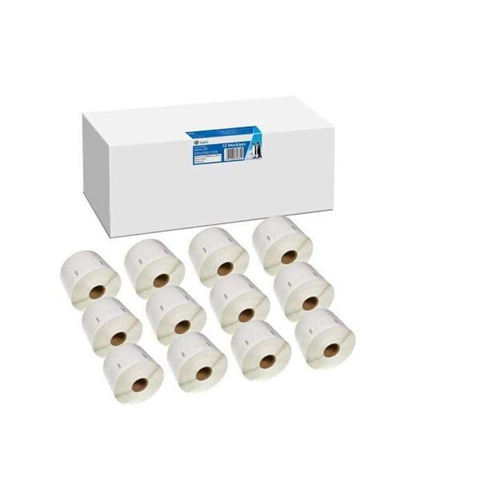 Ταινία Ετικετογράφου 12x G&G 32mm x 57mm sw Συμβατή Dymo 11354/ s0722540