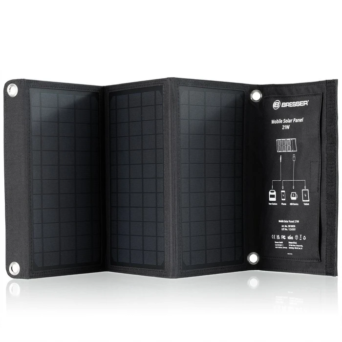 Ηλιακός Φορτιστής Bresser Mobile Panel 21W with USB
