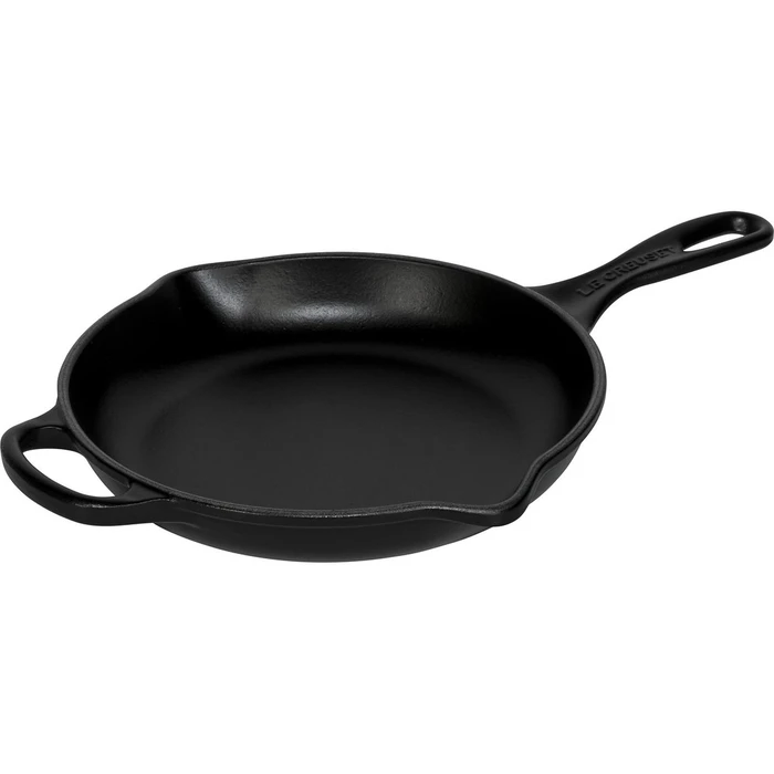Τηγάνι από Μαντέμι Le Creuset & Serving Cast Iron Black 23 cm