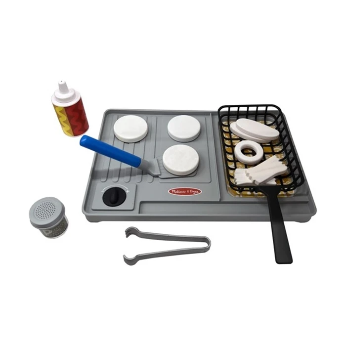 Παιχνίδι Μαγειρικής Melissa & Doug Pretend Play: Non-Wood Flip & Fry Grill Set (6074893)