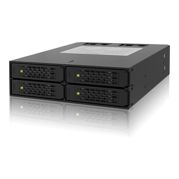 Backplane Icy Dock 4x6,3cm SATAI-III in 1x5,25" HDD/SSD sw