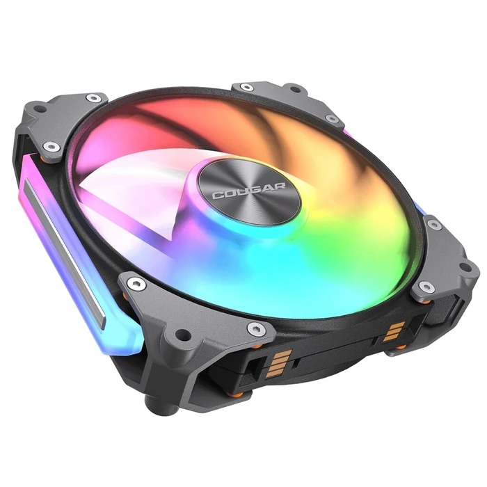 Case Fan 12cm Cougar Apolar 120 ARGB, Reverse Blade,Black