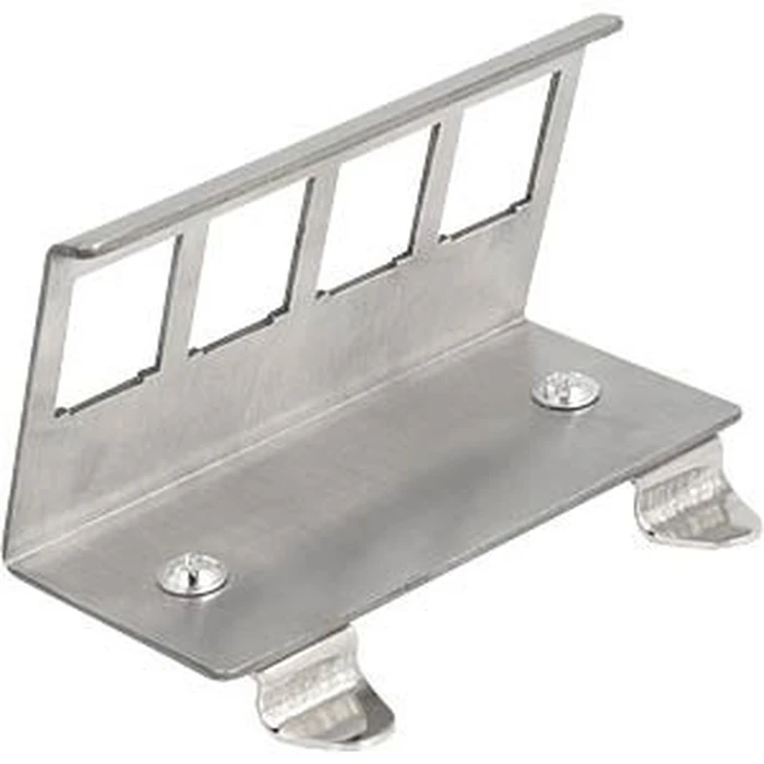 Keystone Delock Metal Mount 4 Port for DIN Rail