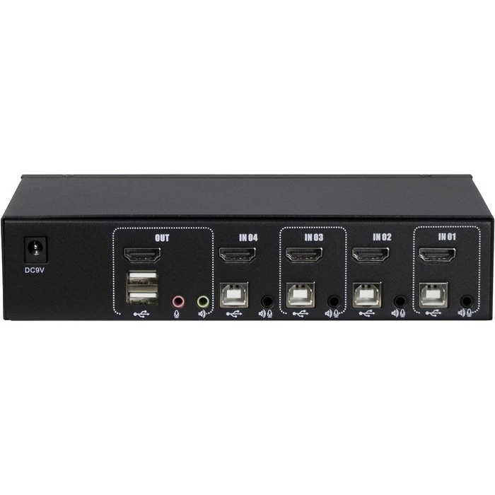 KVM Switch Inter-Tech IPC AC-41HUS HDMI, 4K@60Hz