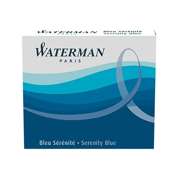 Ανταλλακτικό Μελάνι Waterman Stand. Myster Blue 8 pieces