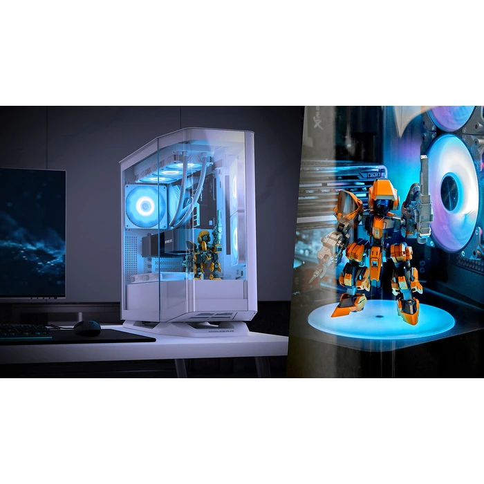 Αξεσουάρ PC Cougar Belechtete Drehscheibe for FV270, White