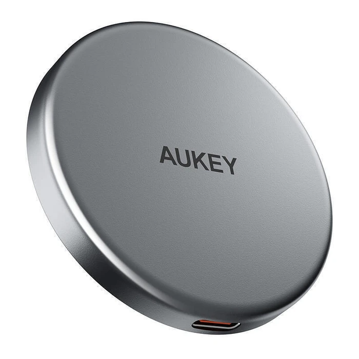 Ασύρματος Φορτιστής Aukey MagFusion Aura Qi2 15W Black