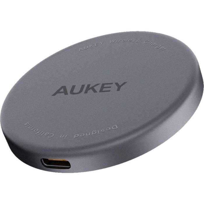 Ασύρματος Φορτιστής Aukey MagFusion Aura Qi2 15W Black