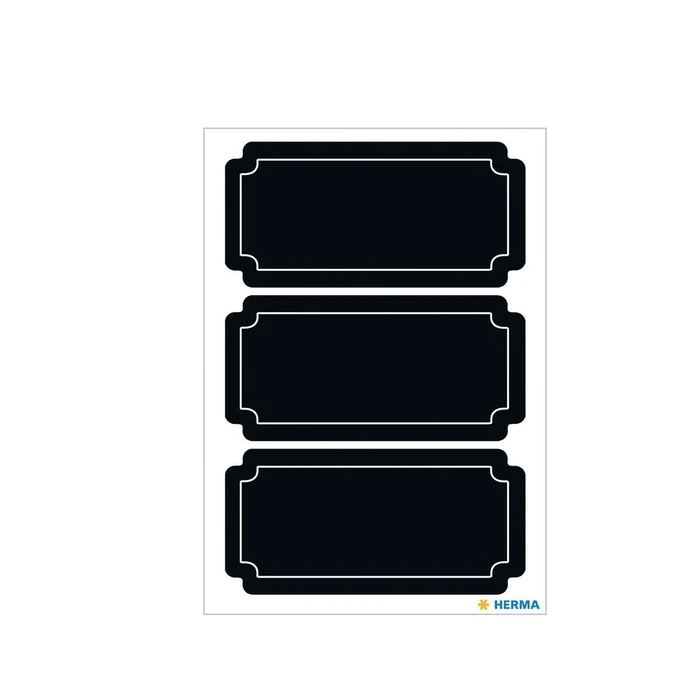 Αυτοκόλλητες Ετικέτες Herma blackboard labels, 6 pieces, black.