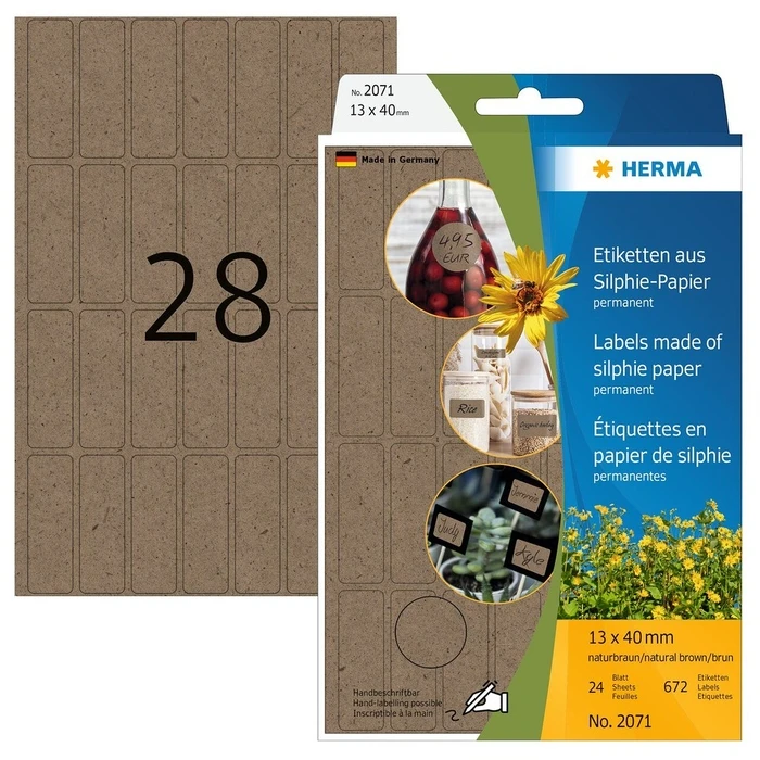 Αυτοκόλλητες Ετικέτες Herma Office Multi -purpose Silphie 13x40mm