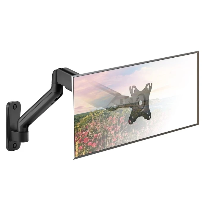 Βάση Monitor Techly wall rotatable for 1 display 17-32" with gas spring