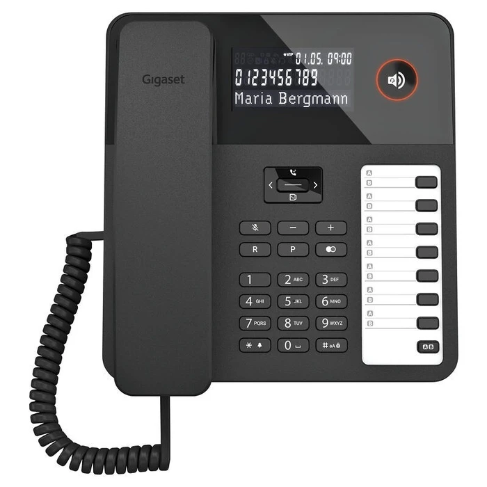 Ενσύρματο Τηλέφωνο Gigaset Desk 600 Black int.