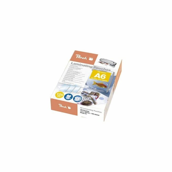 Ζελατίνες Πλαστικοποίησης Peach A6 125mic glittering 100PK