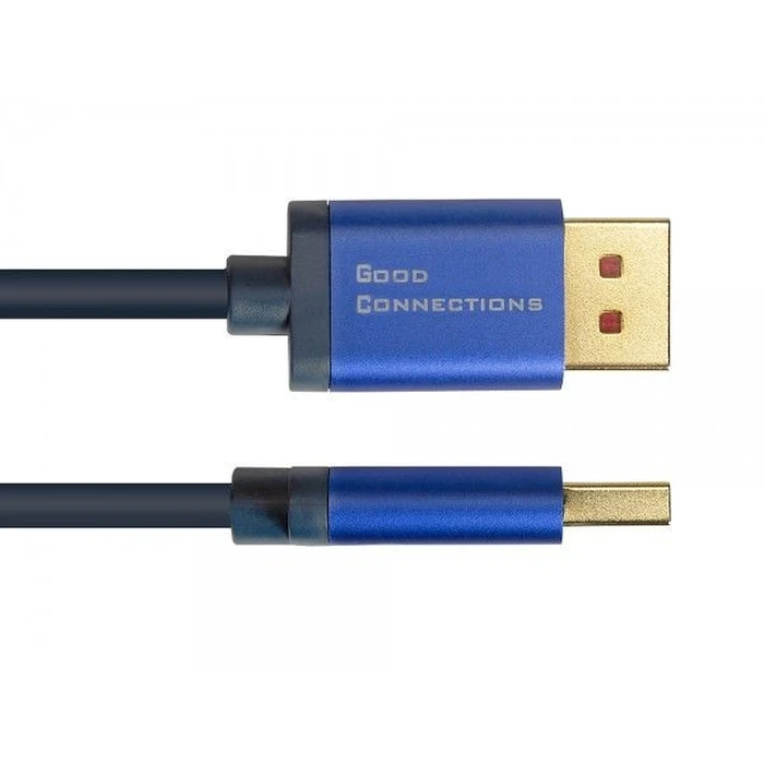 Καλώδιο DisplayPort Goodconnections DP1.4-St.-HDMI2.0-St. Blue 2m