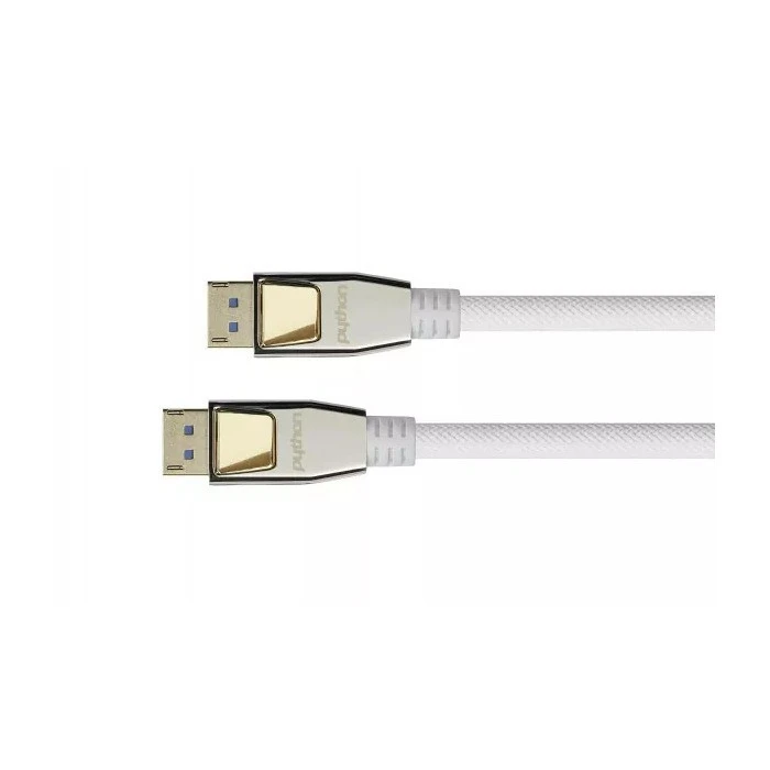 Καλώδιο Displayport Python 2.0 nylon White 2m