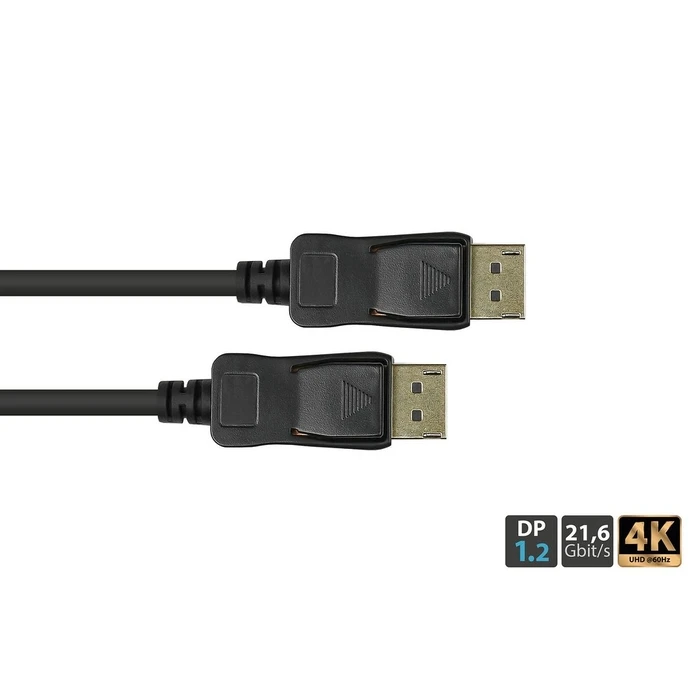 Καλώδιο HDMI Displayport DP1.2 4K/UHD @60Hz Black 10m