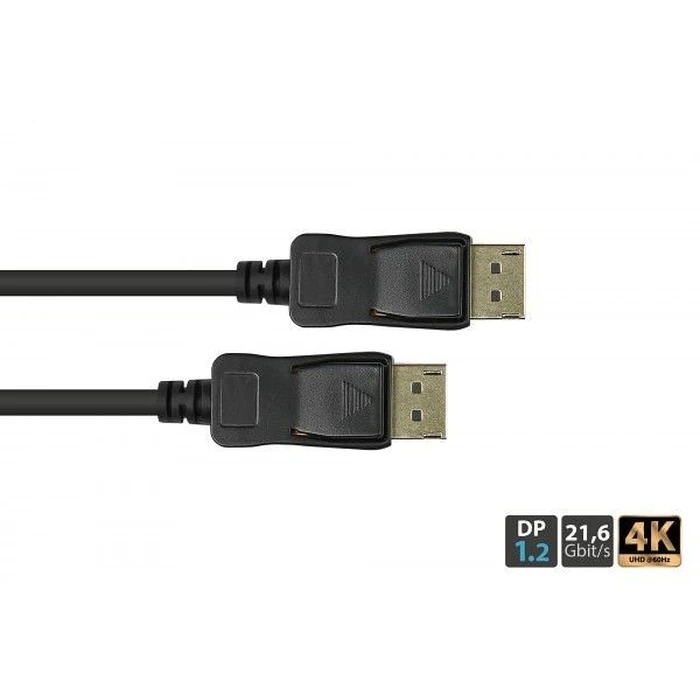 Καλώδιο HDMI Displayport DP1.2 4K/UHD @60Hz Black 7,5m