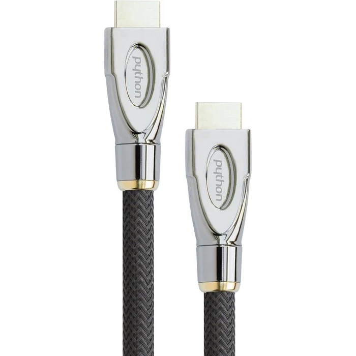 Καλώδιο HDMI Python« 2.0 4K2K nylon Black 1m