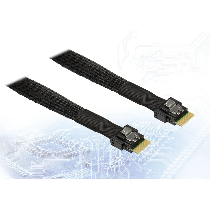 Καλώδιο Inter-Tech SFF 8654-4i -> SFF 8654-4i- 0,7m