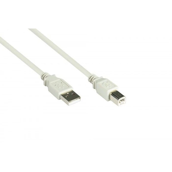 Καλώδιο USB Goodconnections USB2.0 A-B Gray 0,25m