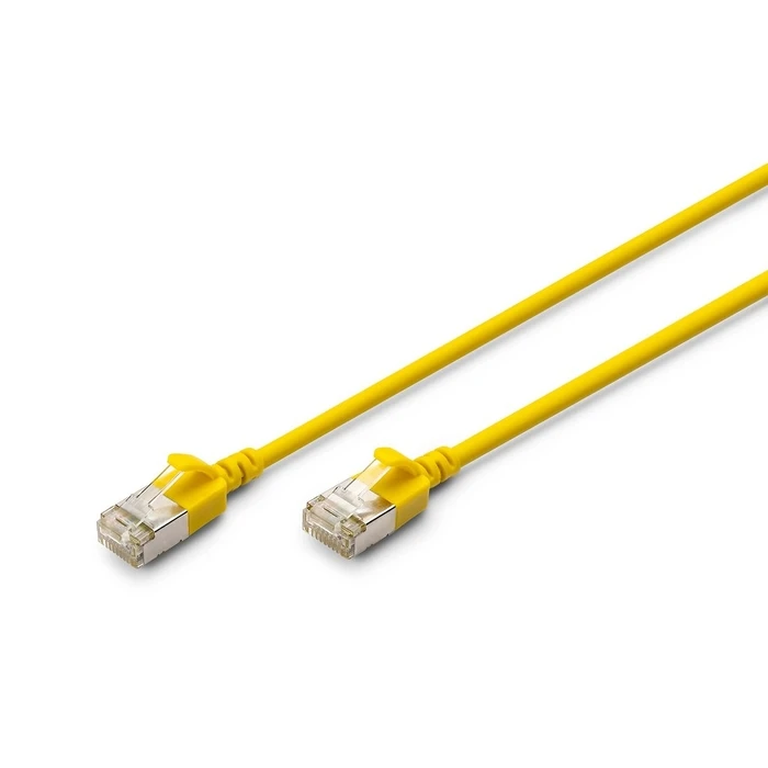 Καλώδιο Δικτύου Digitus CAT 6A F/FTP Slim 5,00m Yellow