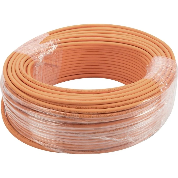 Καλώδιο Δικτύου Digitus CAT.7 S/FTP installation cable 100m, simplex,100m,Orange